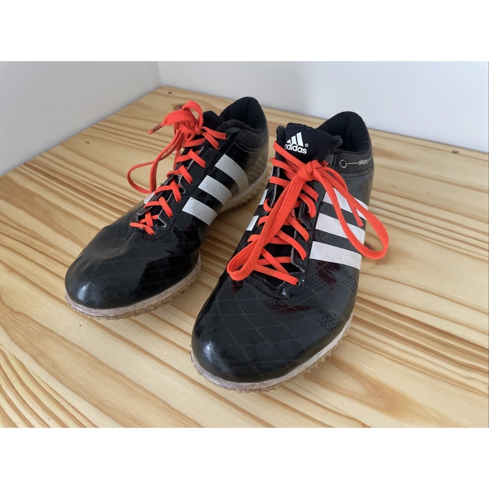 Adidas Adizero Size 6.5 HJ FL Track & Field Shoes Black White Men's M29587